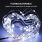 LED Fairy String Lights, 2-Pack 33ft 100 LED Battery Operated Twinkle Firefly String Lights – Cool White, Remote Control, 8 Lighting Modes, Waterproof for Indoor & Outdoor Christmas, Patio, Party Decor (	Cool White 33FT Fairy Lights-2Pack)